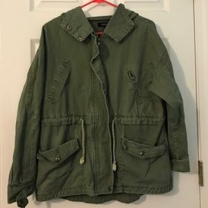 Urban outfitters green army jacket size small